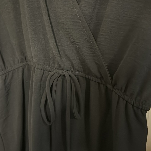 TEEZE ME Womens Black Tie Elbow Sleeve Above The Knee Evening Wrap - Picture 11 of 13